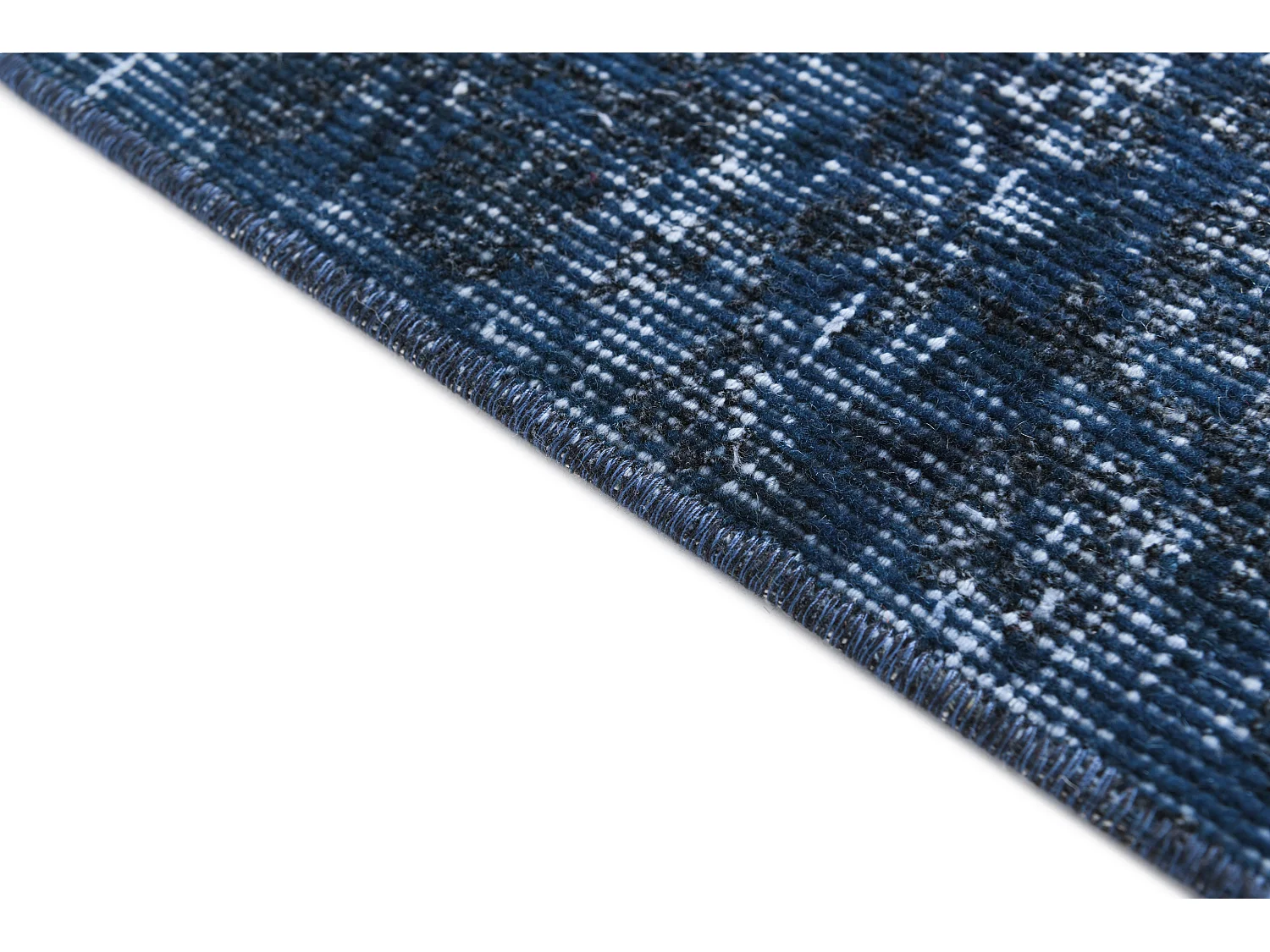 Tapis de laine 180x282 Bleu Ultra Vintage