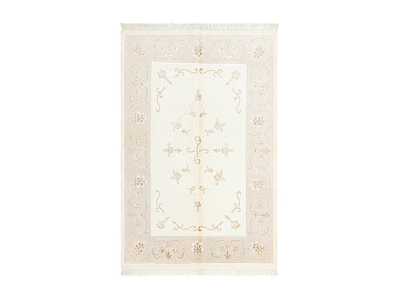 Tapis de laine 122x180 beige Darya