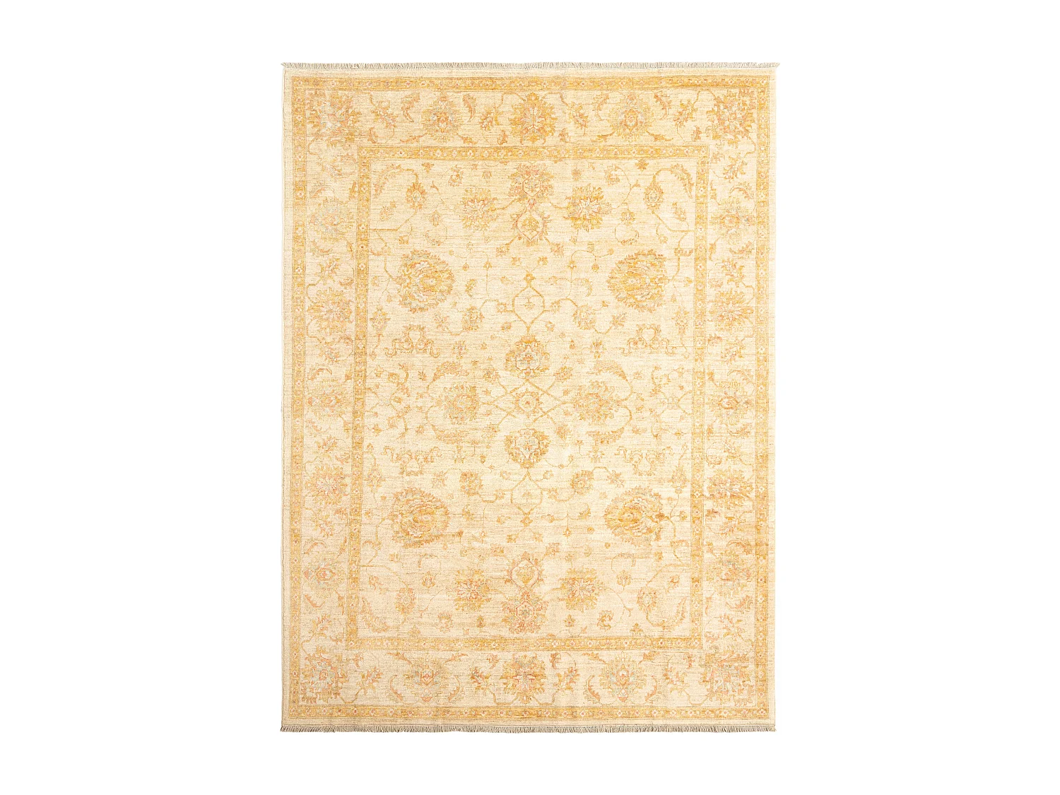 Tappeto in lana 202x265 beige Ziegler