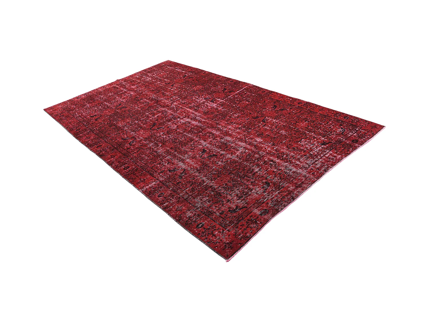 Tappeto in lana 160x259 rosso Ultra Vintage