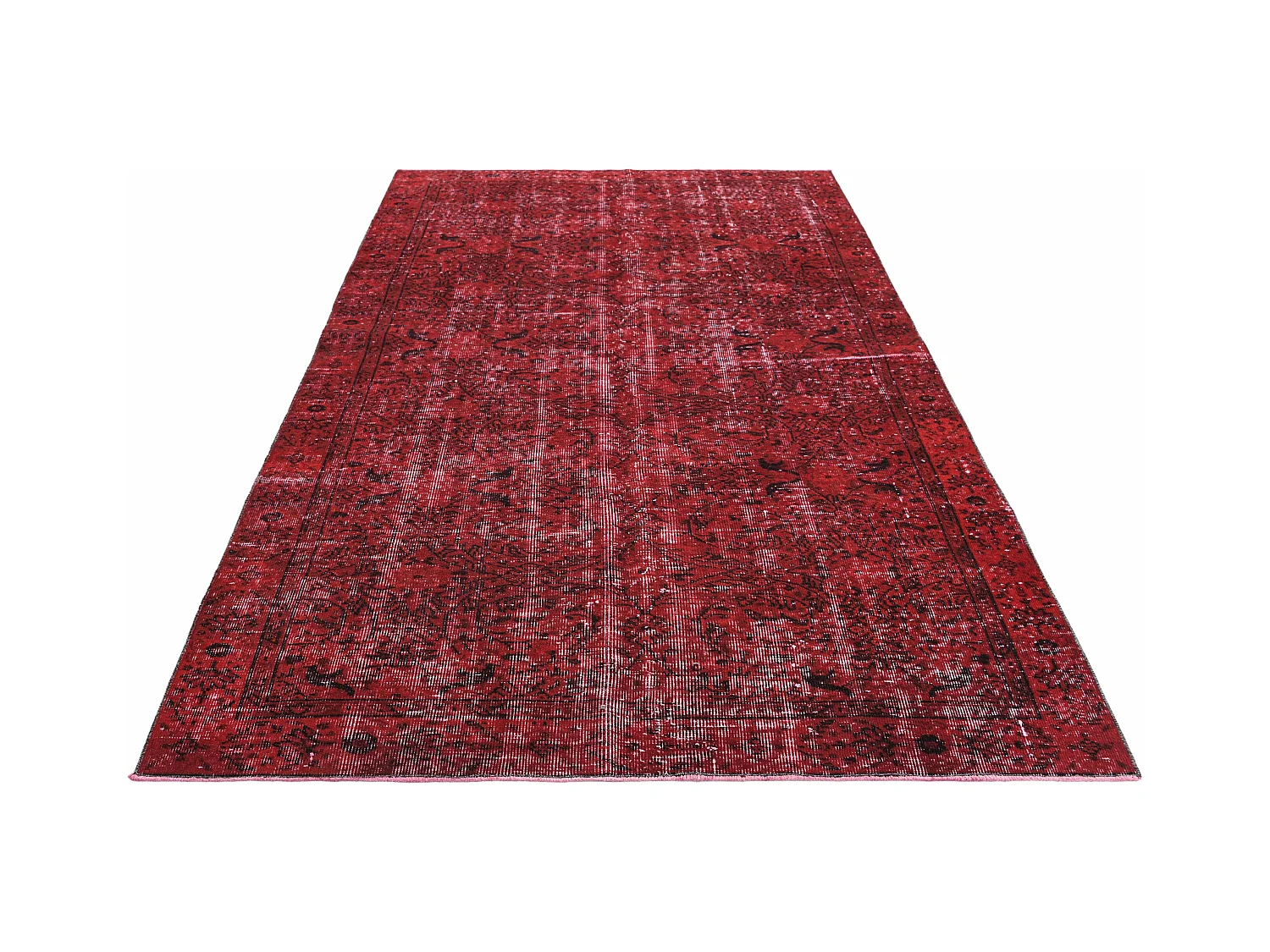 Tappeto in lana 160x259 rosso Ultra Vintage