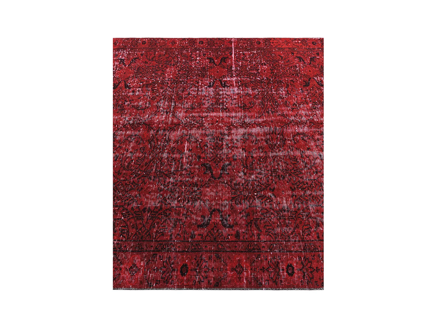 Tappeto in lana 160x259 rosso Ultra Vintage