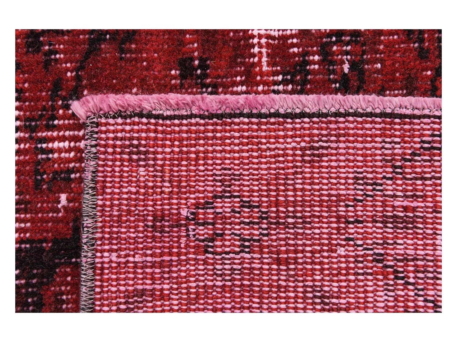 Tappeto in lana 160x259 rosso Ultra Vintage