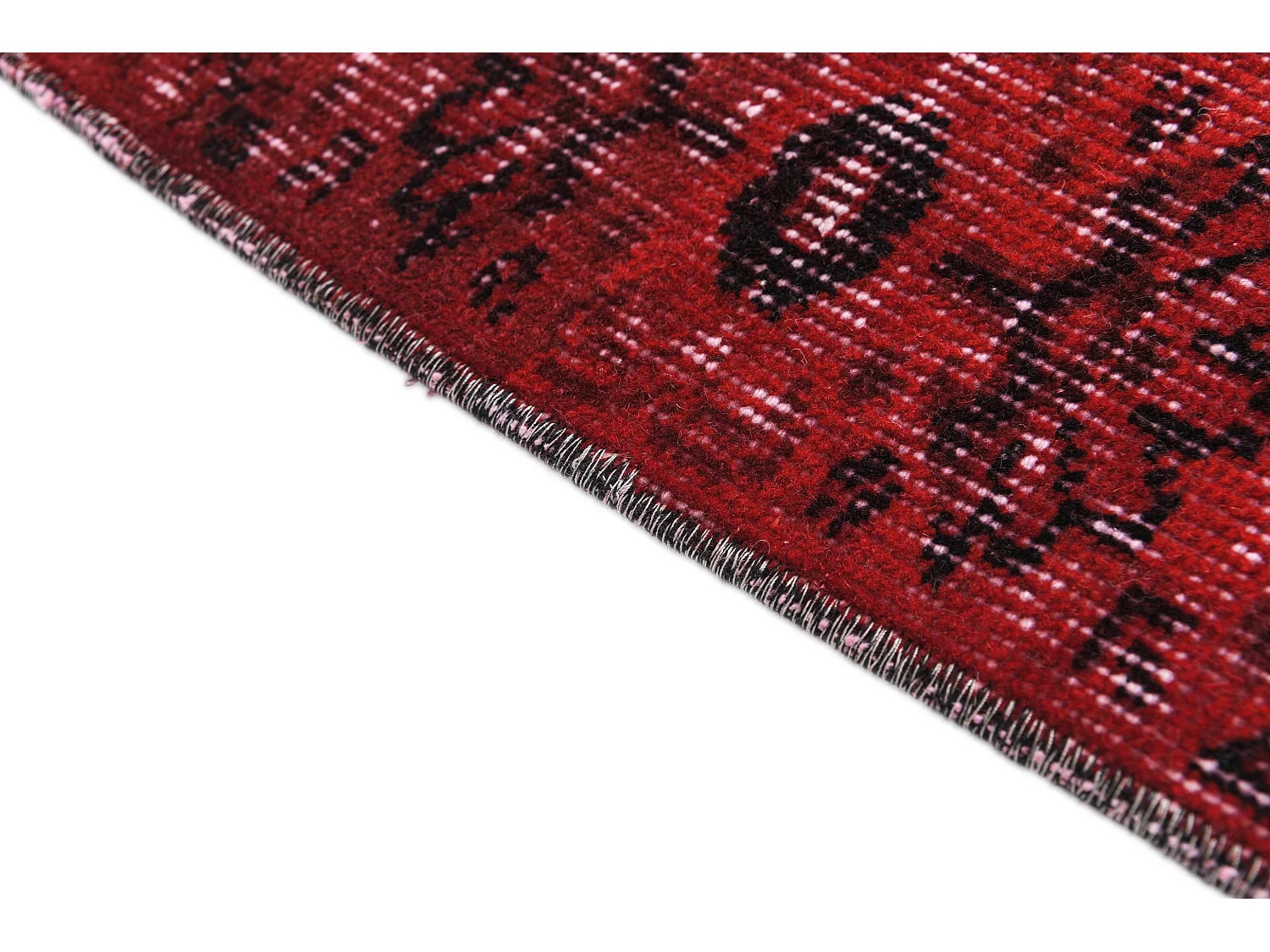 Tapis de laine 160x259 rouge Ultra Vintage