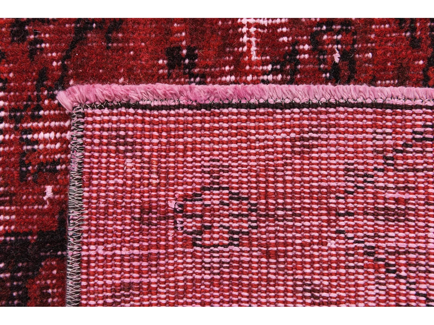 Tapis de laine 160x259 rouge Ultra Vintage