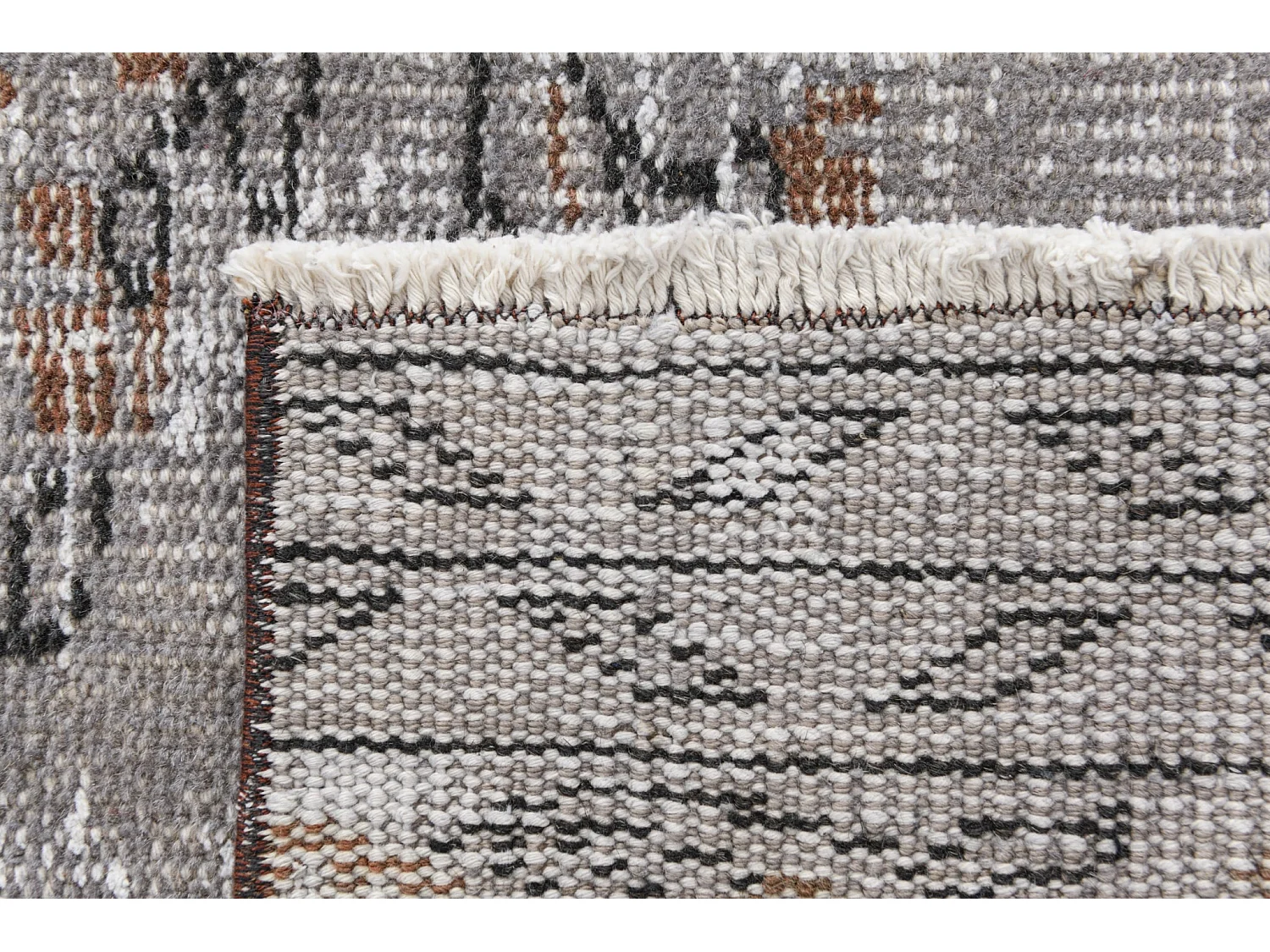 Tappeto in lana 150x282 grigio Ultra Vintage