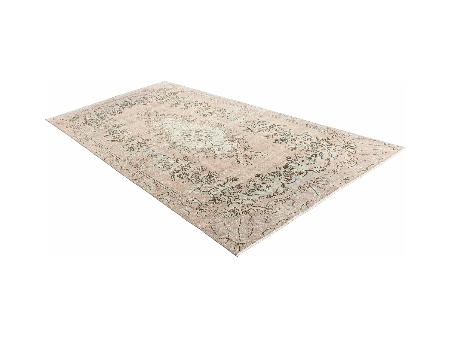 Tapis de laine 137x282 brun Ultra Vintage