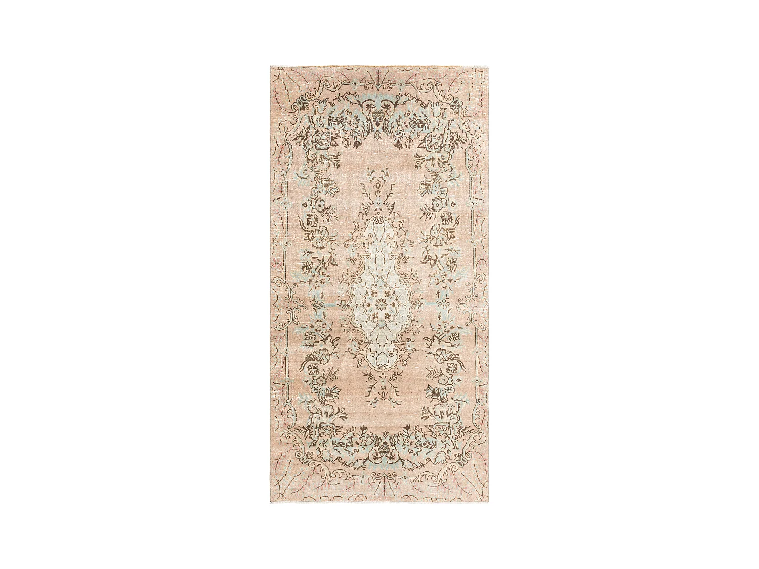 Tapis de laine 137x282 brun Ultra Vintage