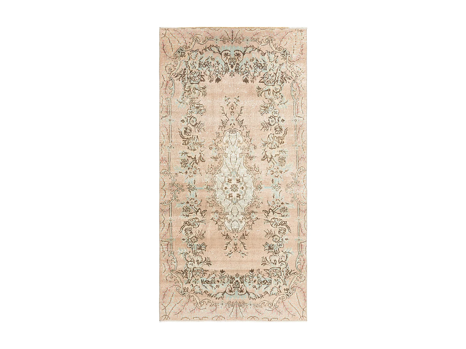 Tapis de laine 137x282 brun Ultra Vintage