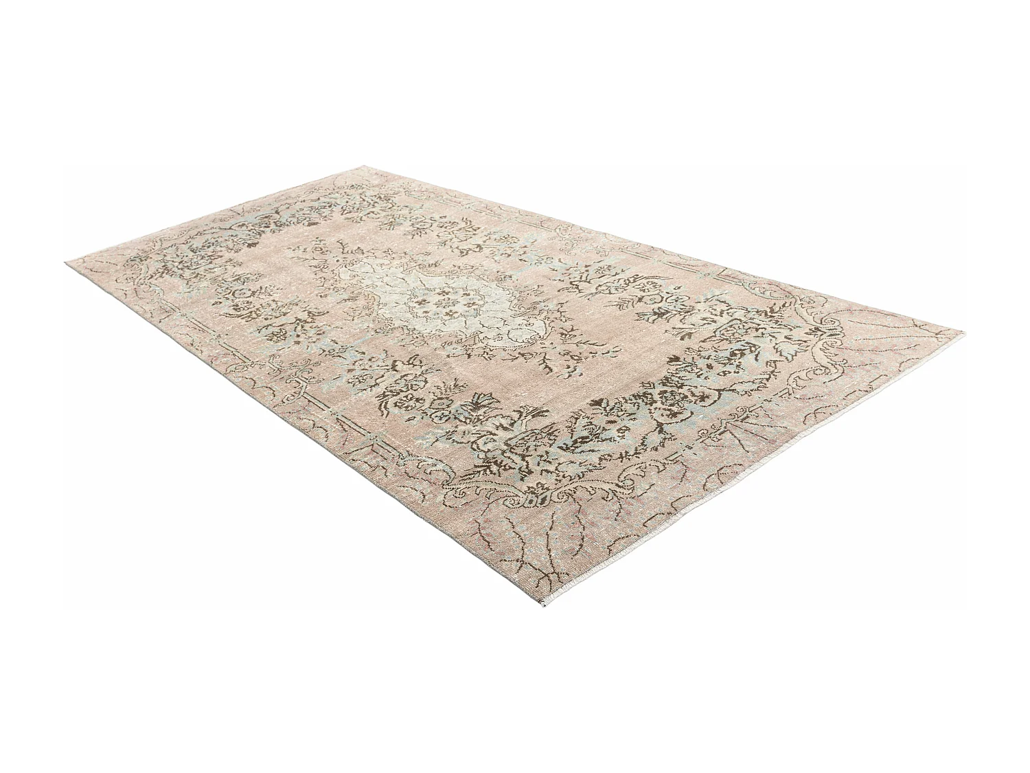 Tapis de laine 137x282 brun Ultra Vintage