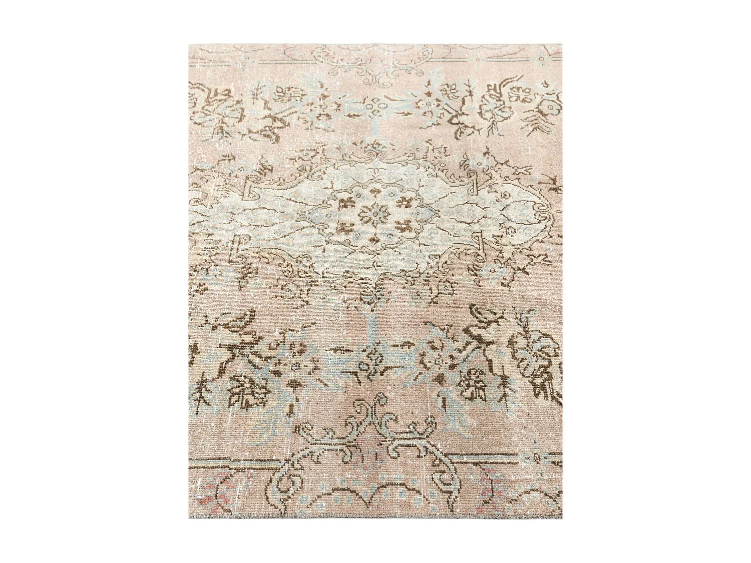 Tapis de laine 137x282 brun Ultra Vintage