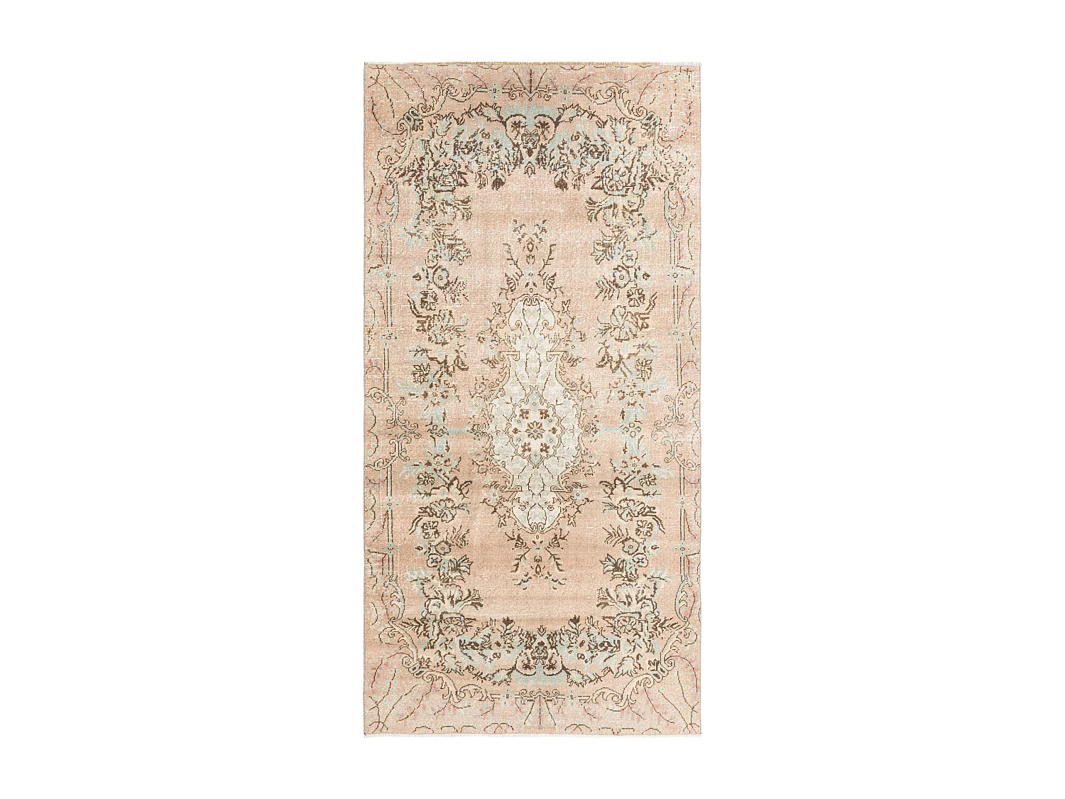 Tapis de laine 137x282 brun Ultra Vintage