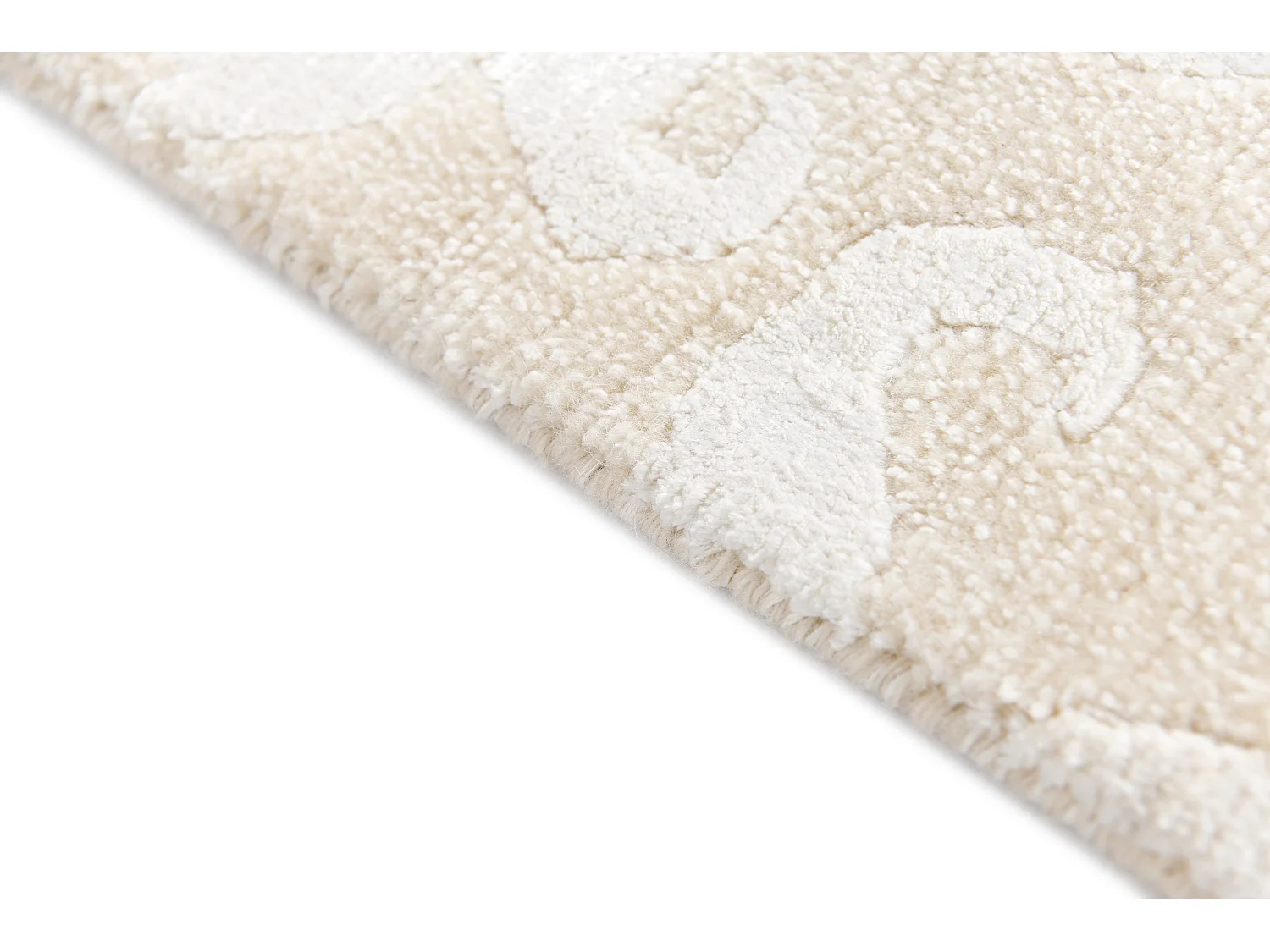 Tapis de laine 122x183 beige Darya