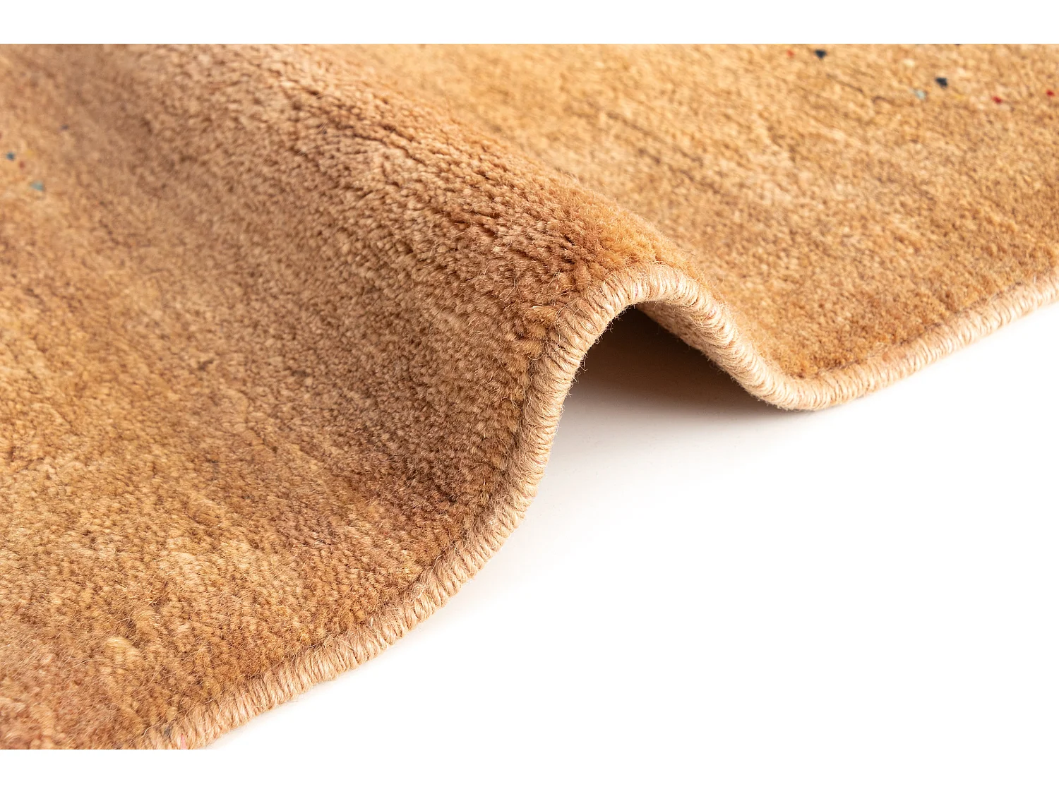 Tapis de laine 45x50 brun Gabbeh