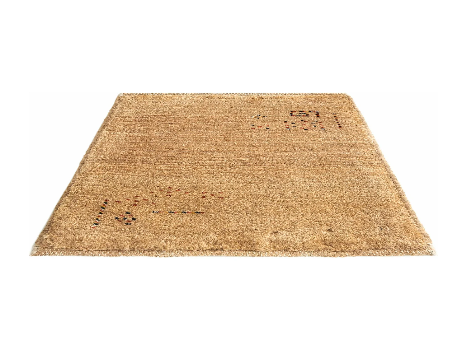 Tappeto in lana 45x50 marrone Gabbeh