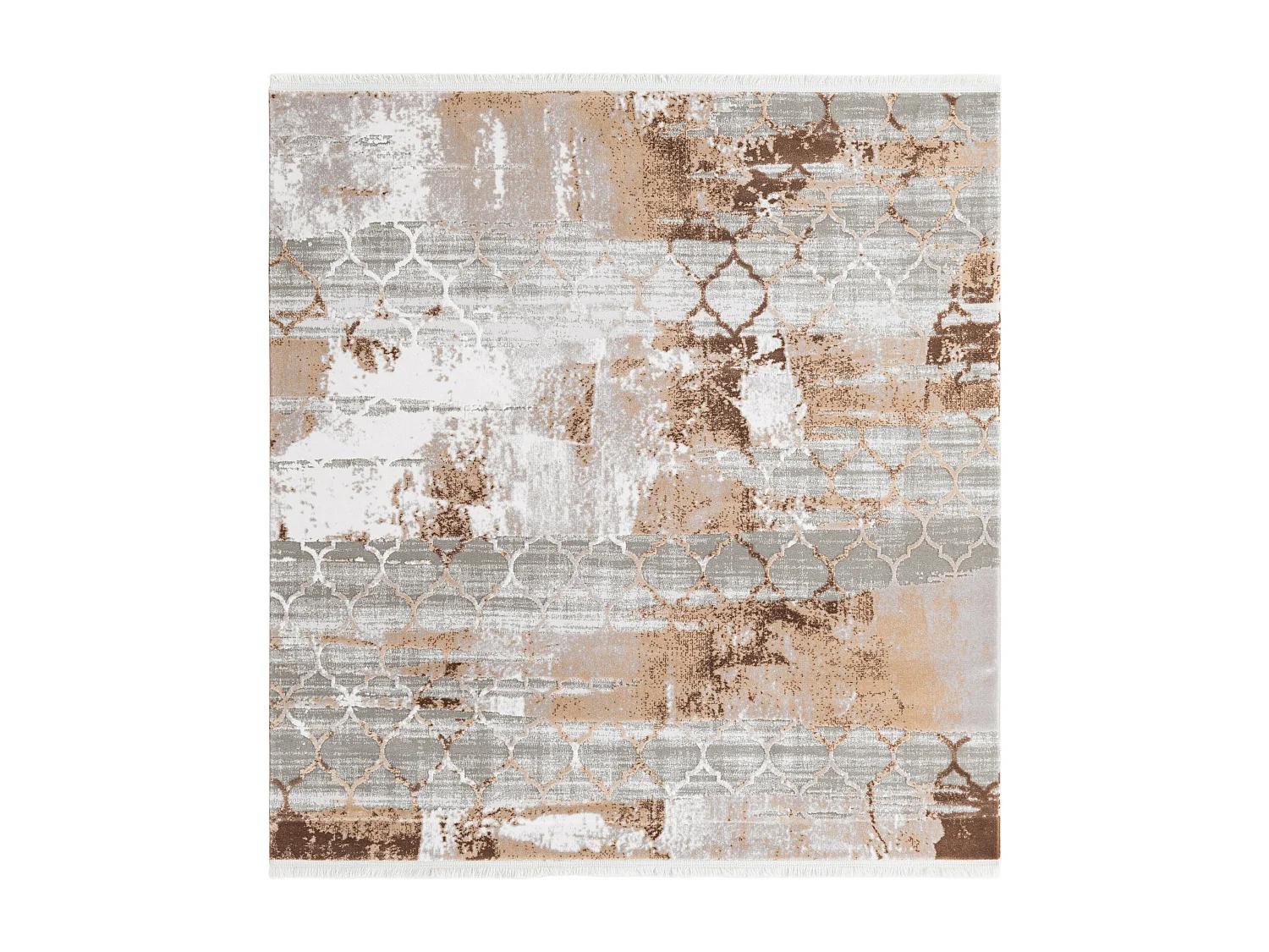 Tappeto 240x240 marrone Davos Mesh