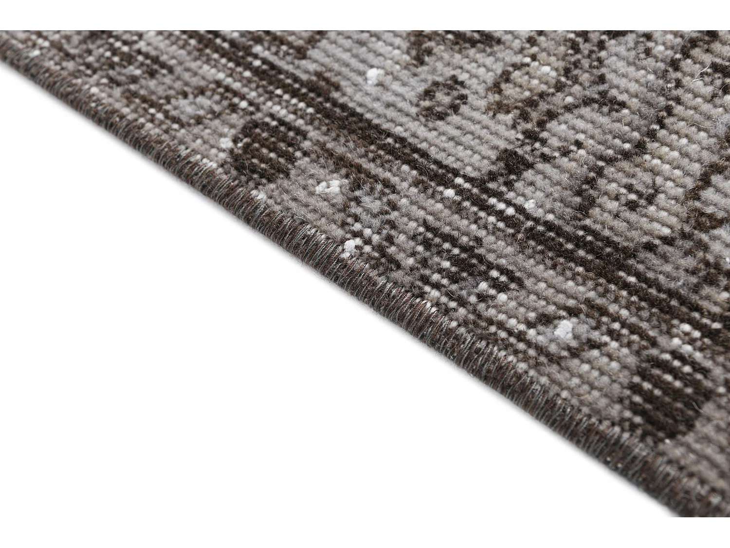 Tapis de laine 117x226 gris Ultra Vintage