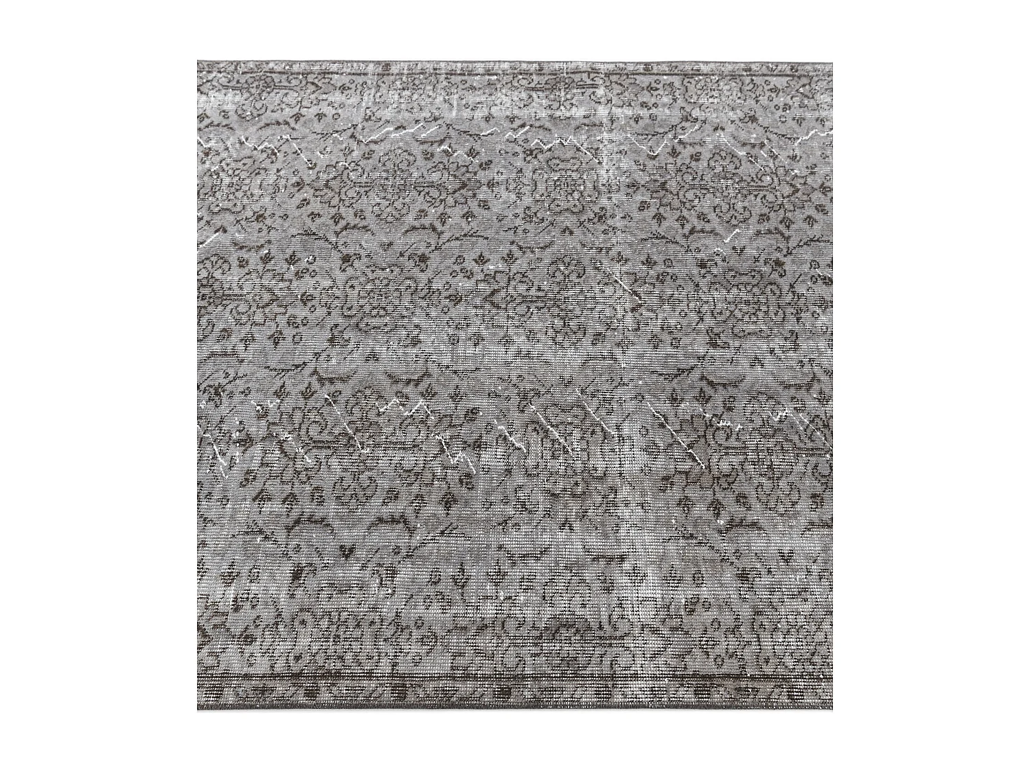 Tapis de laine 117x226 gris Ultra Vintage