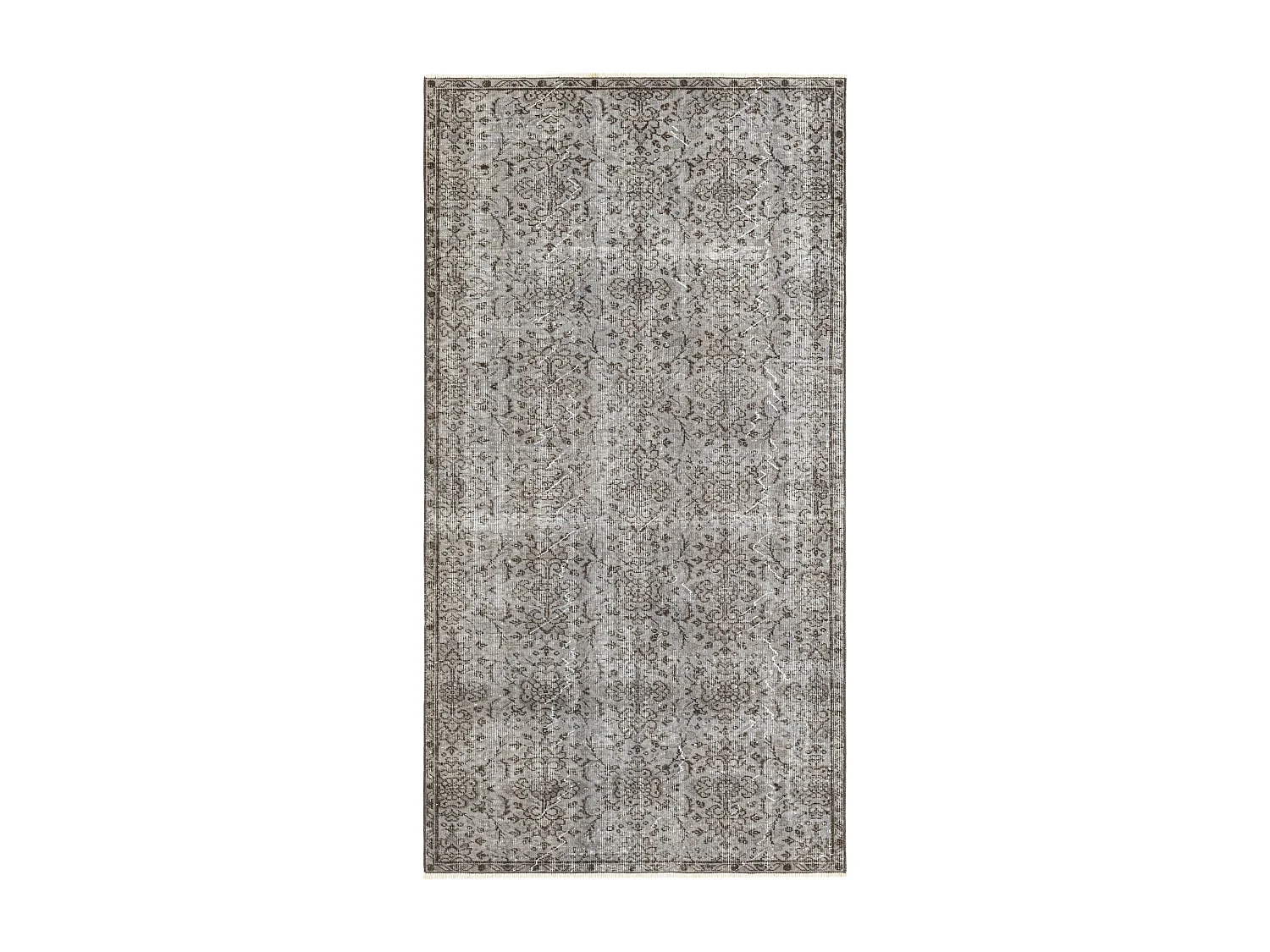 Tapis de laine 117x226 gris Ultra Vintage