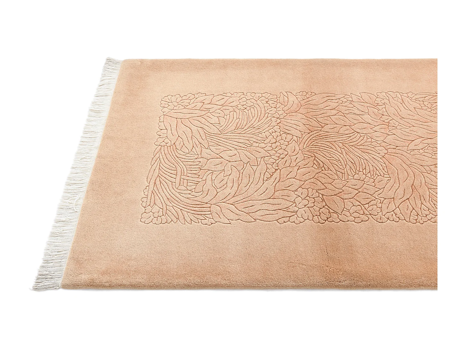 Wollteppich 91x157 Braun Darya