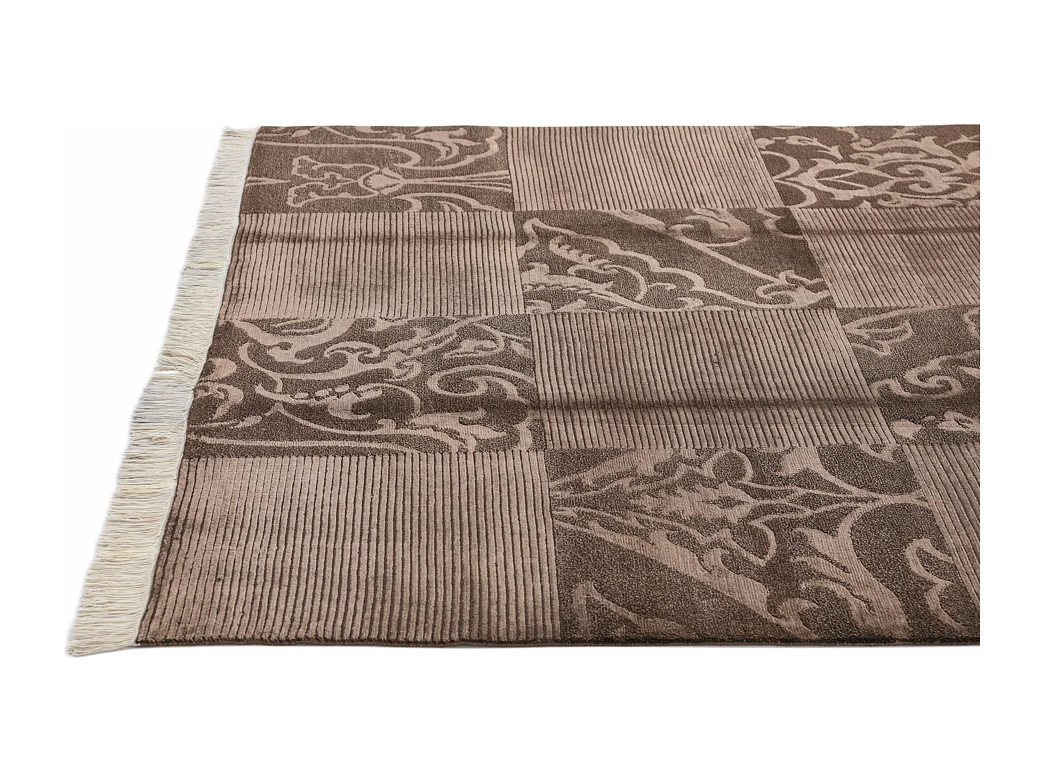 Tapis de laine 175x244 brun Darya