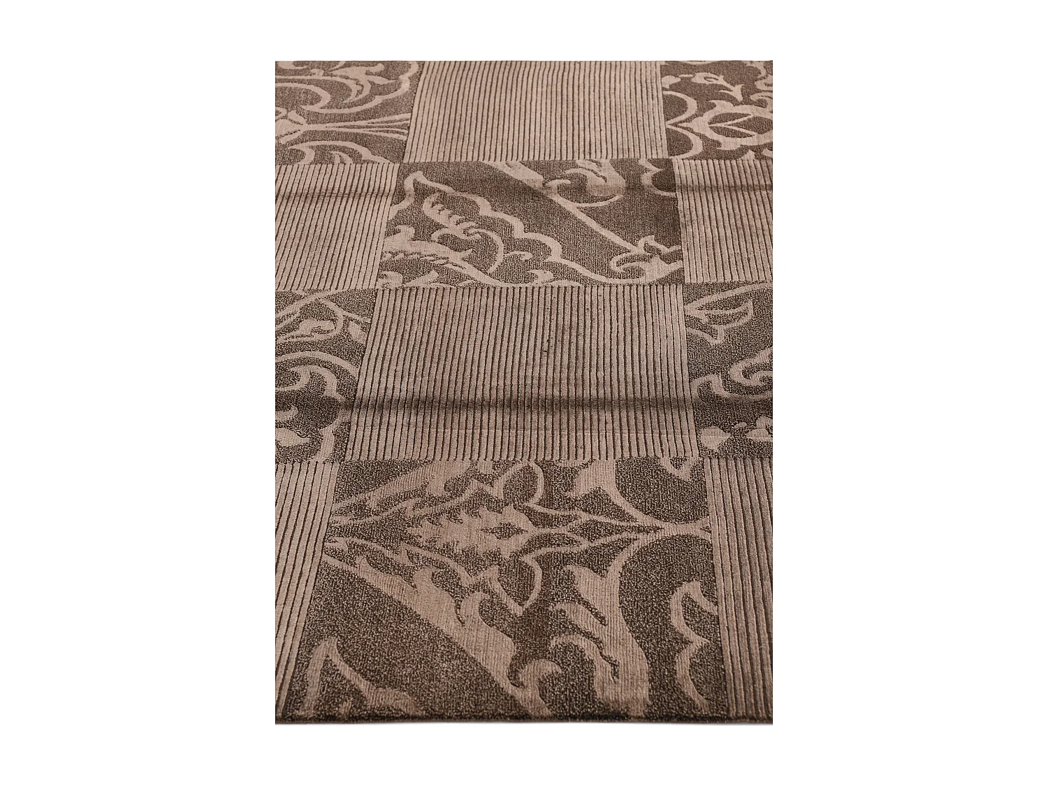 Tapis de laine 175x244 brun Darya