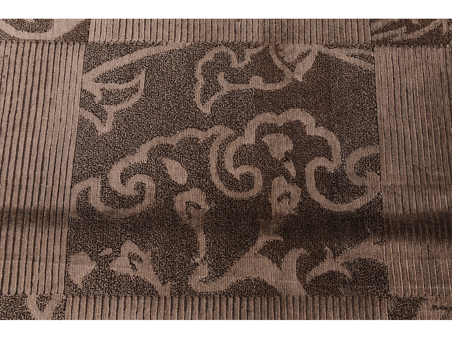 Tapis de laine 175x244 brun Darya