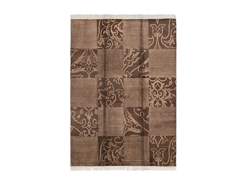 Tapis de laine 175x244 brun Darya