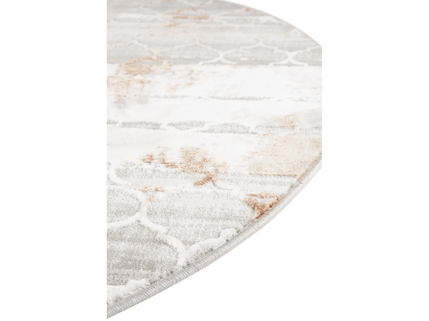 Tapis 125x125 brun Davos Mesh