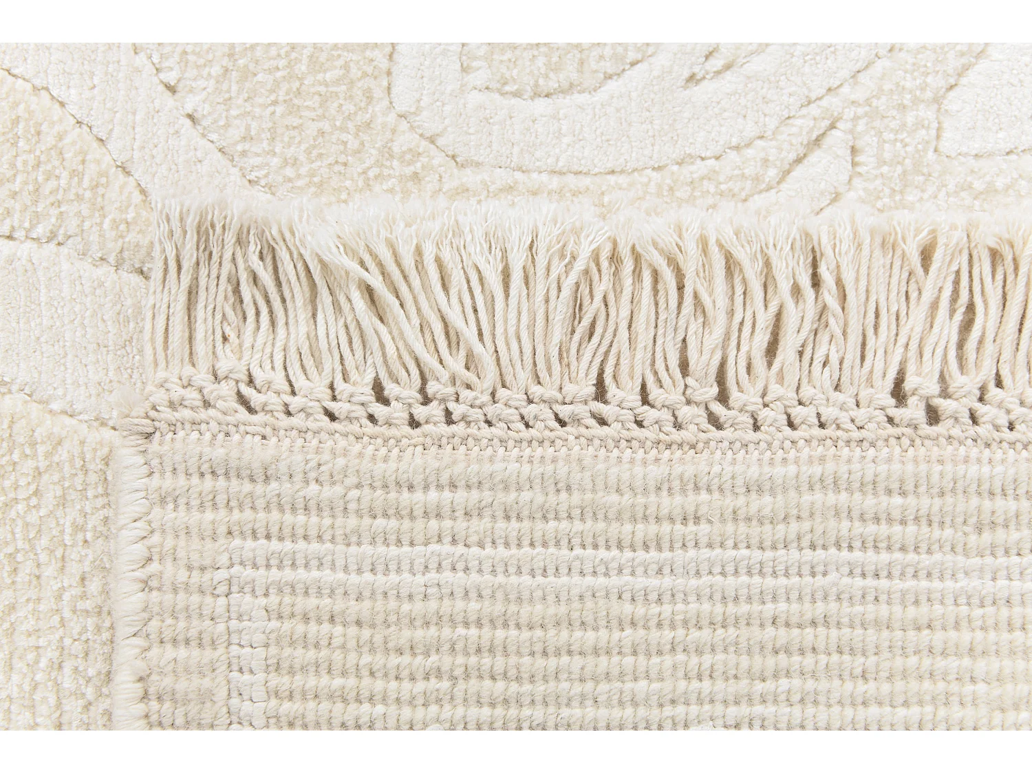 Tapis de couloir en laine 79x297 beige Darya