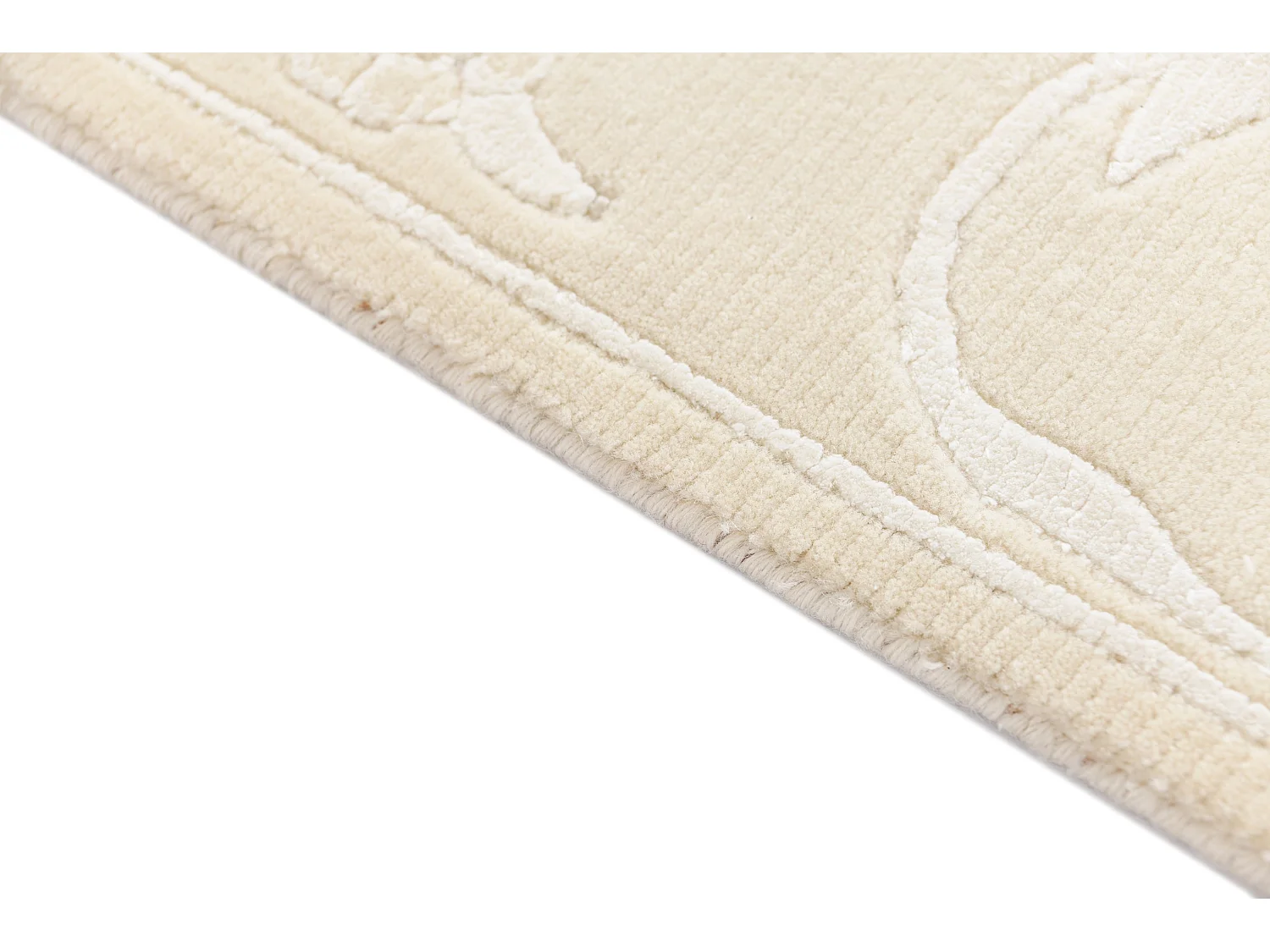 Tapis de couloir en laine 99x302 beige Darya