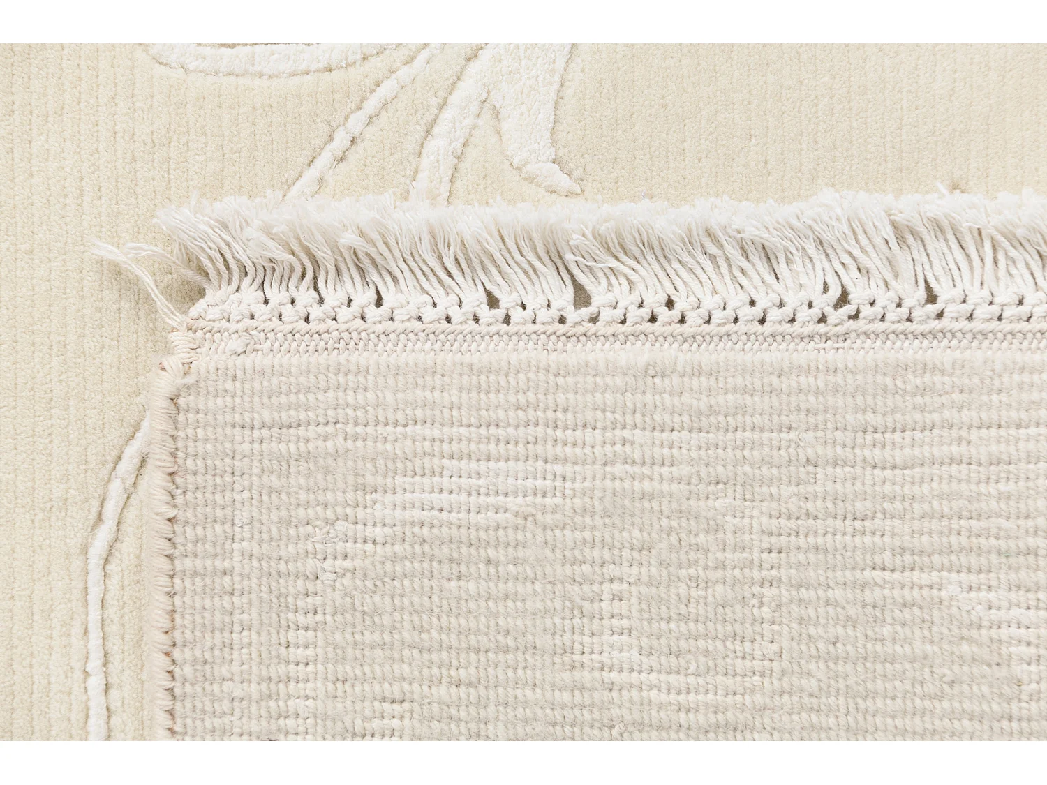 Tapis de couloir en laine 99x302 beige Darya