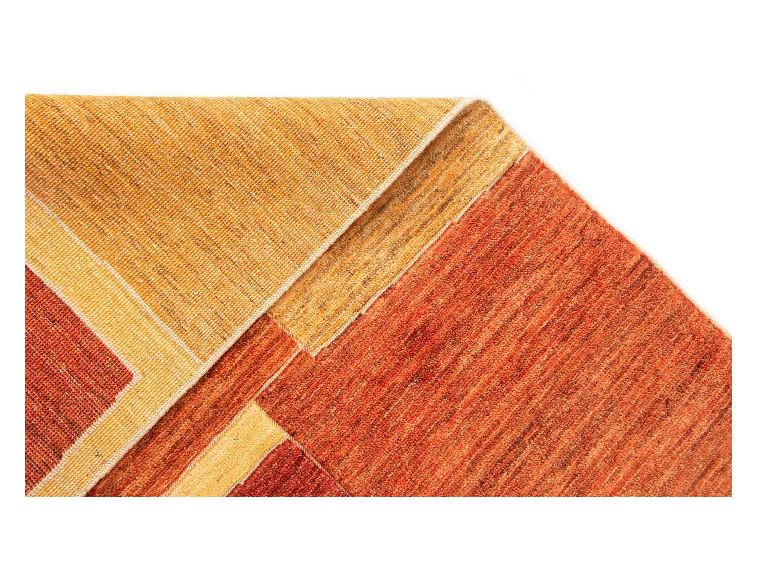 Tapis de laine 152x194 rouge Juma