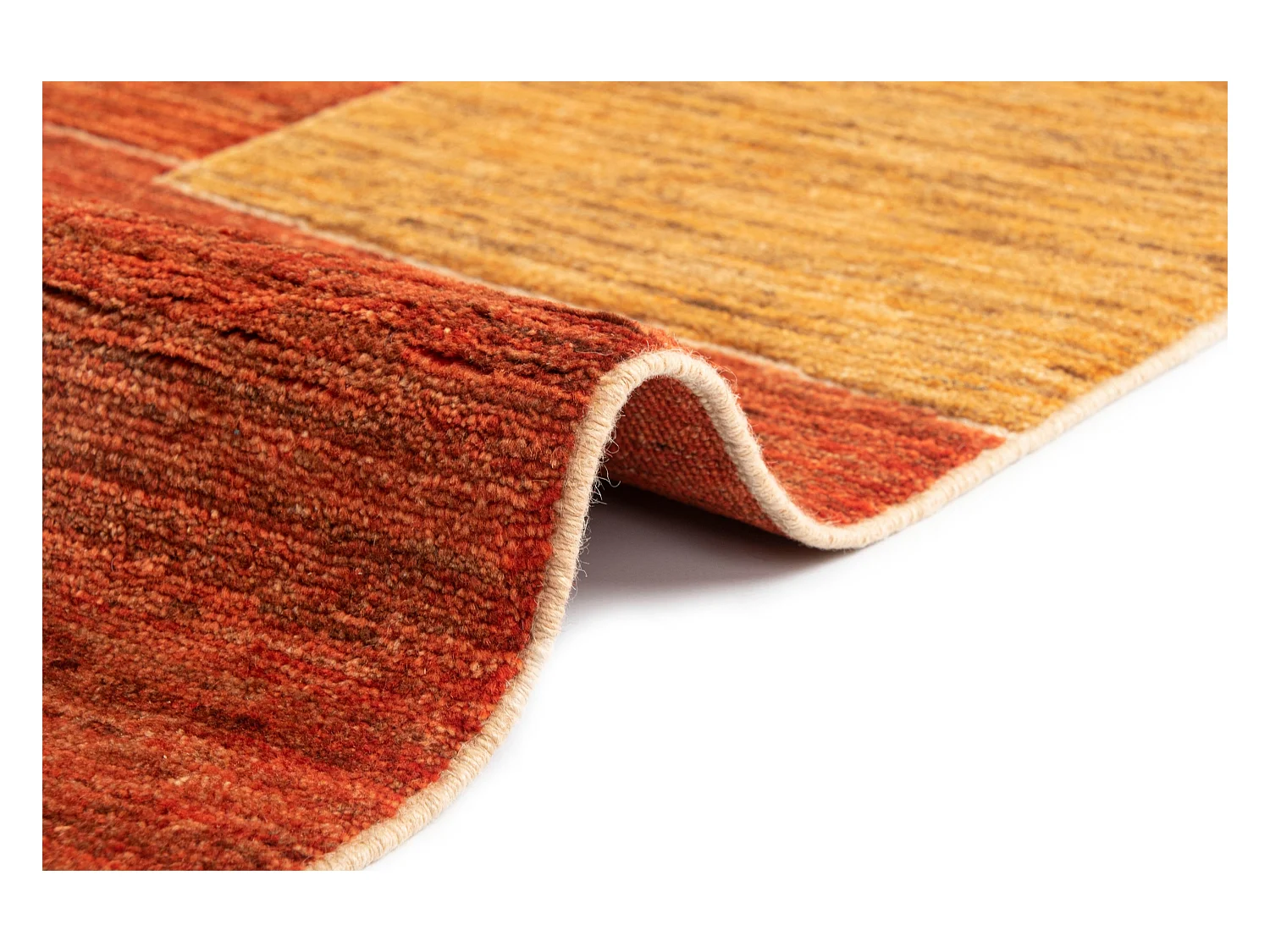 Tapis de laine 152x194 rouge Juma