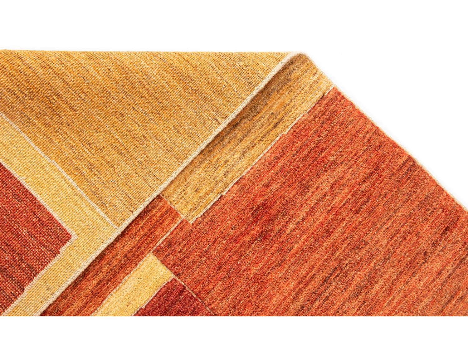 Wollteppich 152x194 Rot Juma