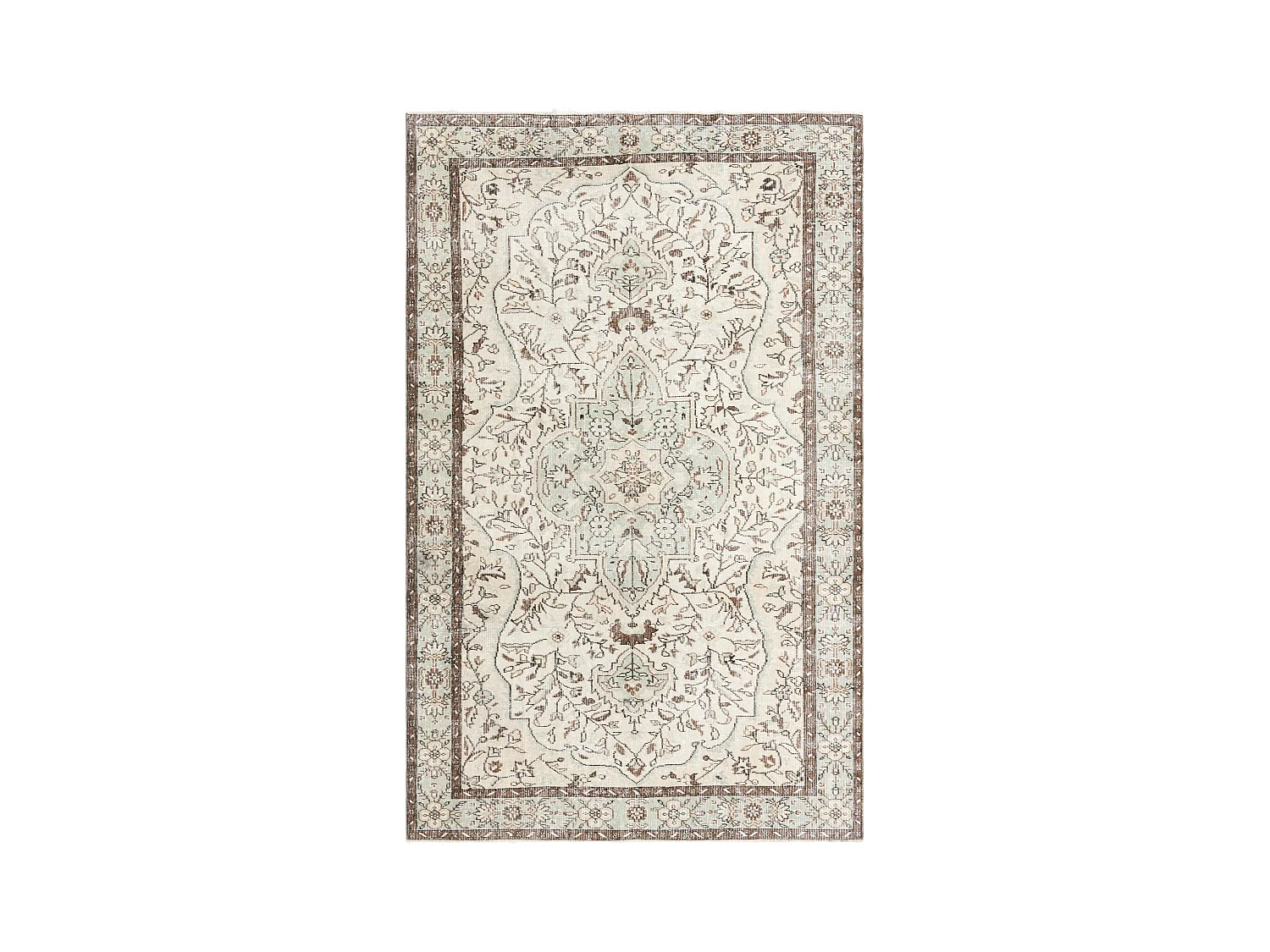 Tapis de laine 185x295 beige Ultra Vintage