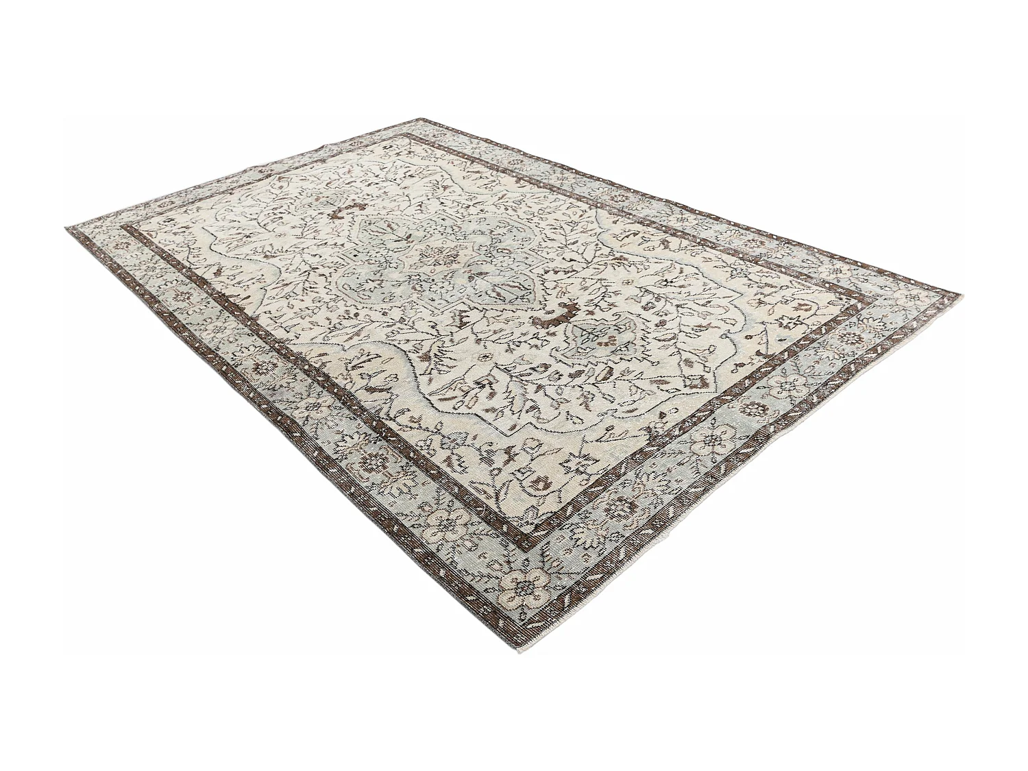 Tapis de laine 185x295 beige Ultra Vintage