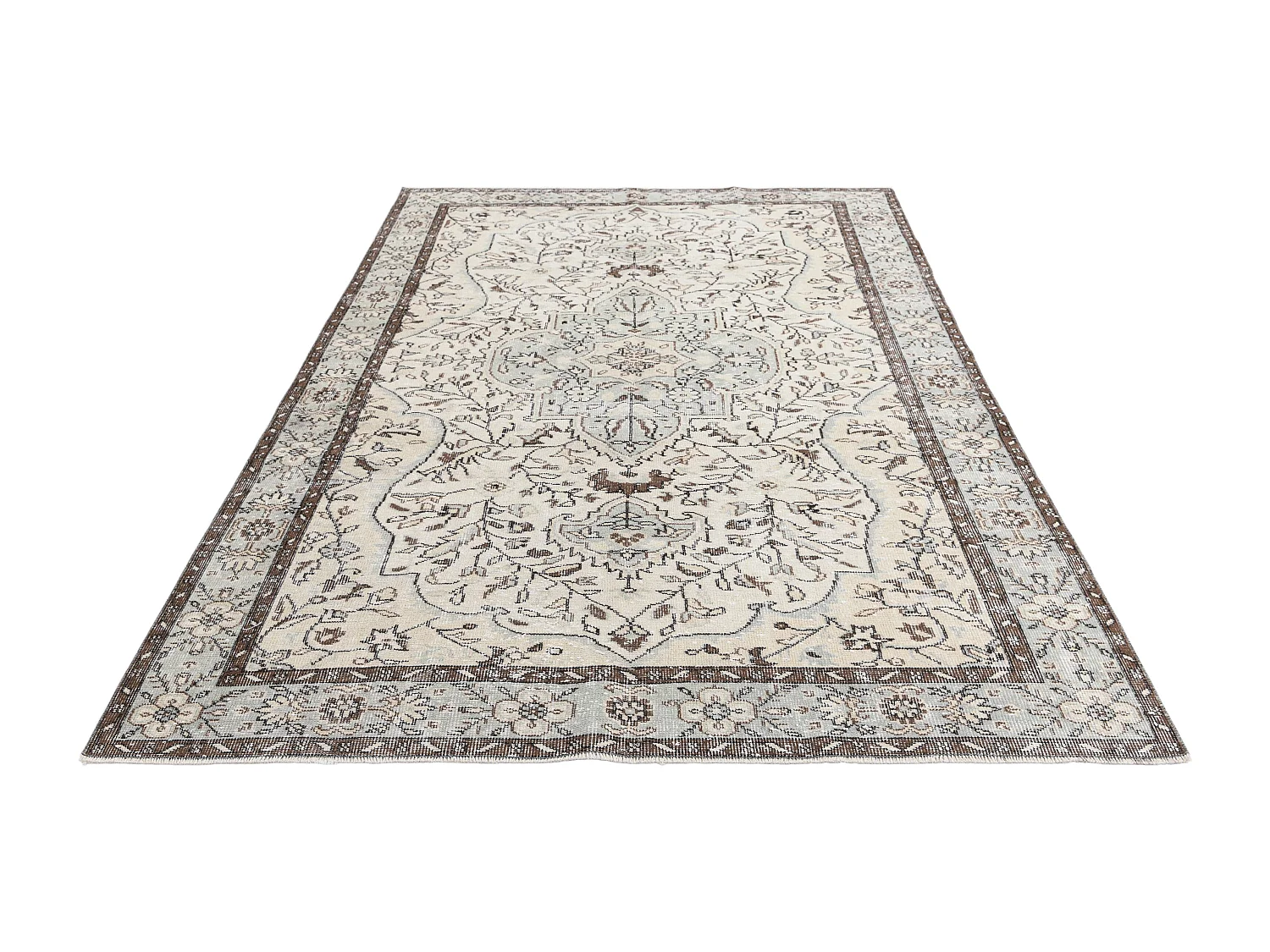 Tapis de laine 185x295 beige Ultra Vintage