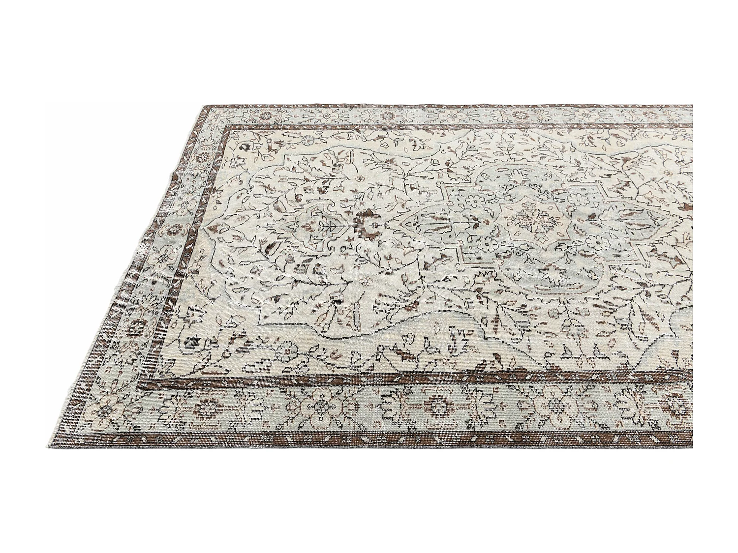 Tapis de laine 185x295 beige Ultra Vintage