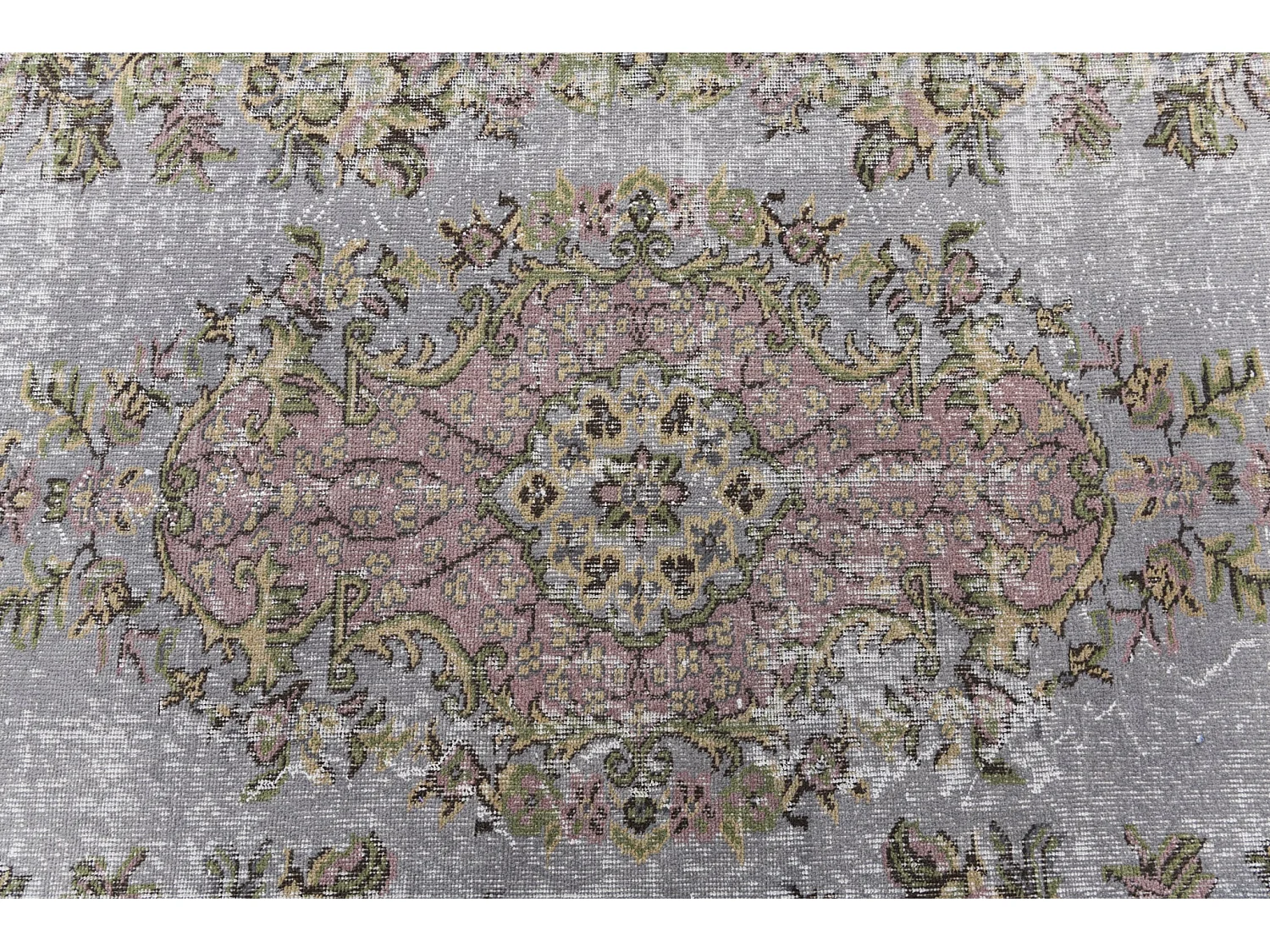 Wollteppich 150x264 Grau Ultra Vintage