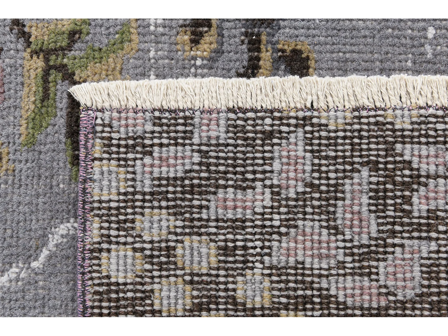 Tapis de laine 150x264 gris Ultra Vintage