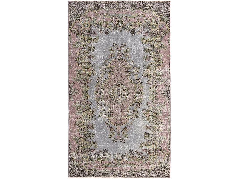 Tapis de laine 150x264 gris Ultra Vintage