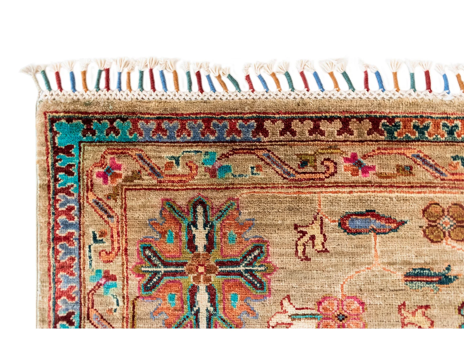 Wollteppich 204x305 Braun Torkman