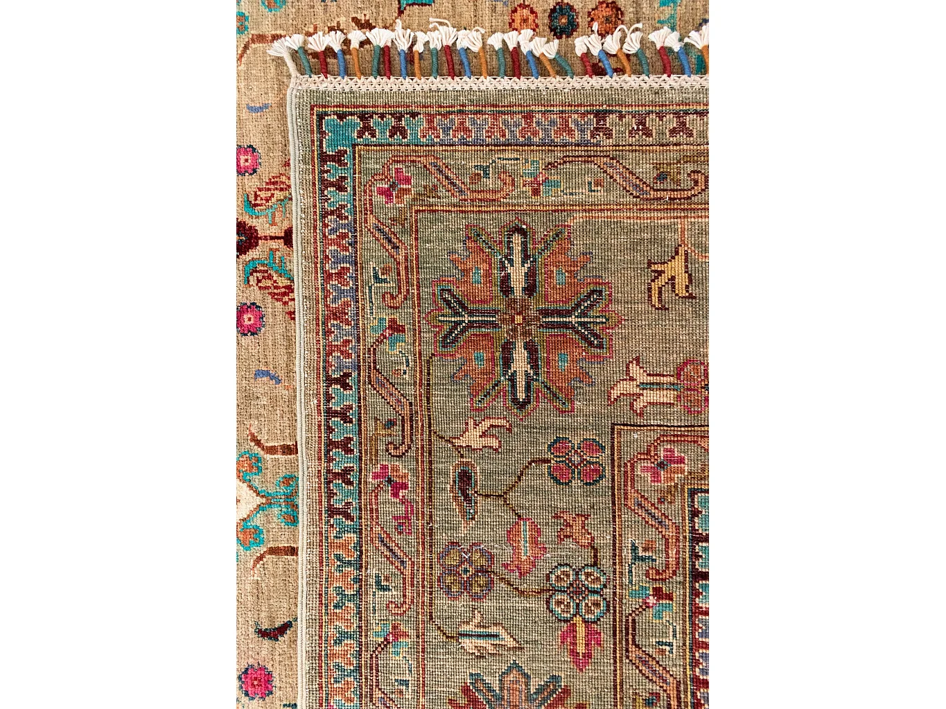 Wollteppich 204x305 Braun Torkman