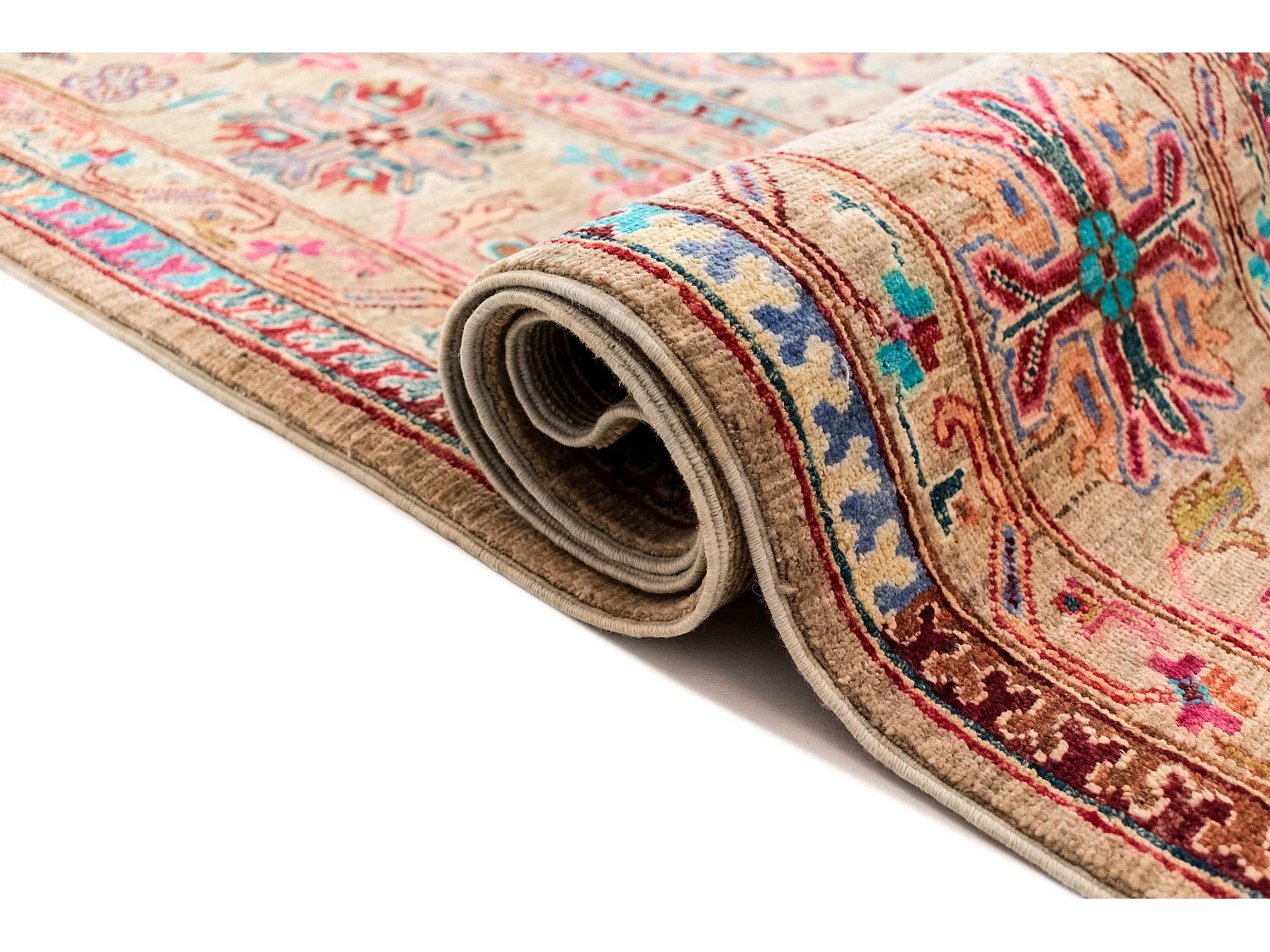 Wollteppich 204x305 Braun Torkman