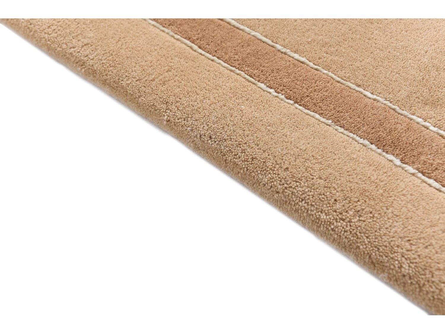 Tapis de couloir en laine 81x302 brun Darya