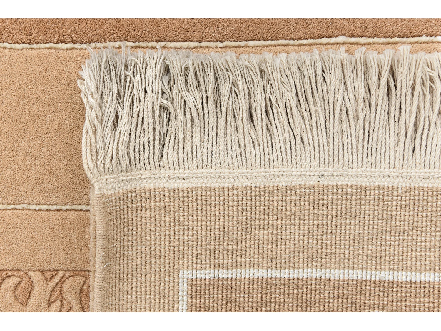 Tapis de couloir en laine 81x302 brun Darya