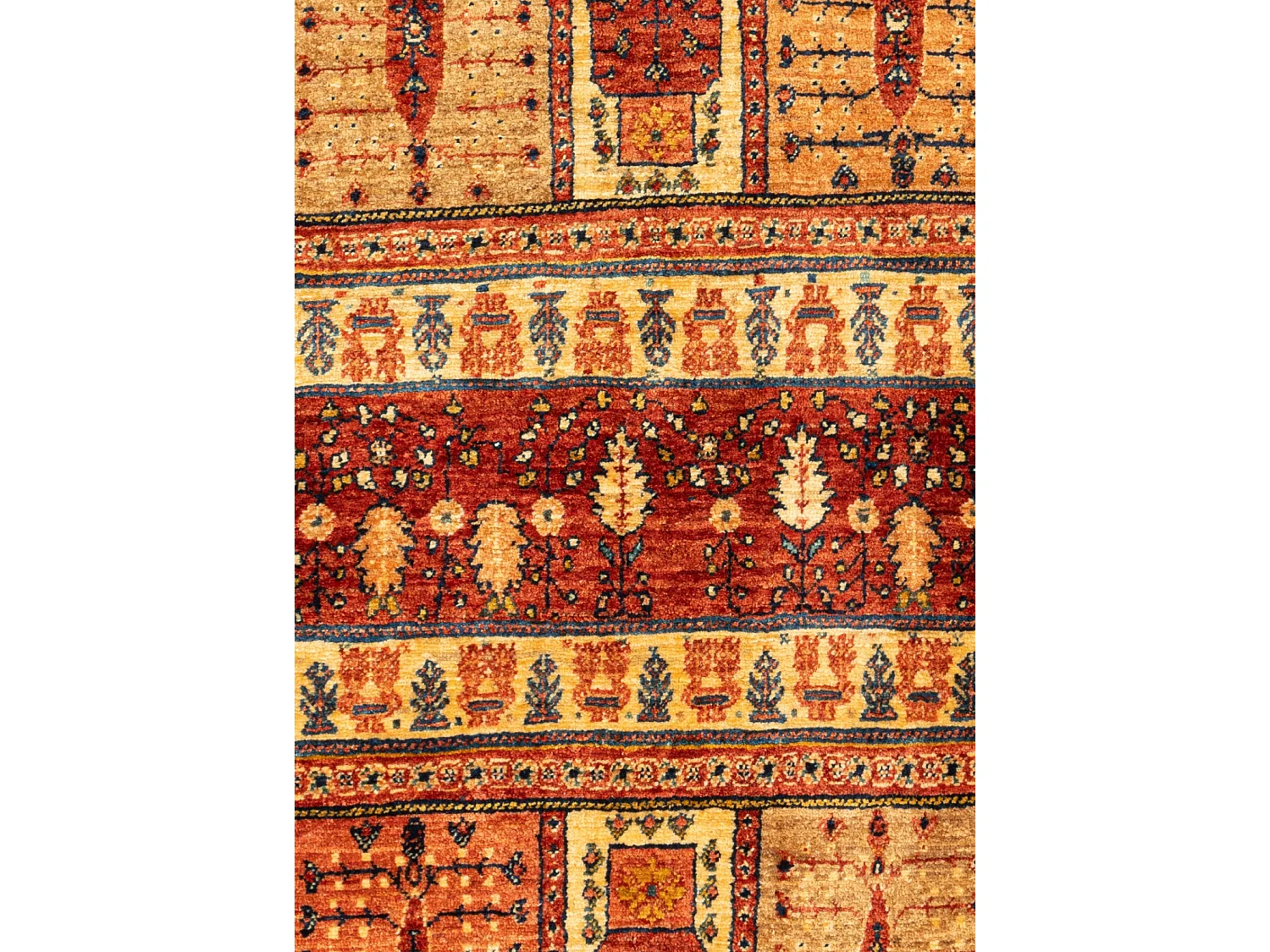 Wollteppich 105x170 Blau Kashkuli