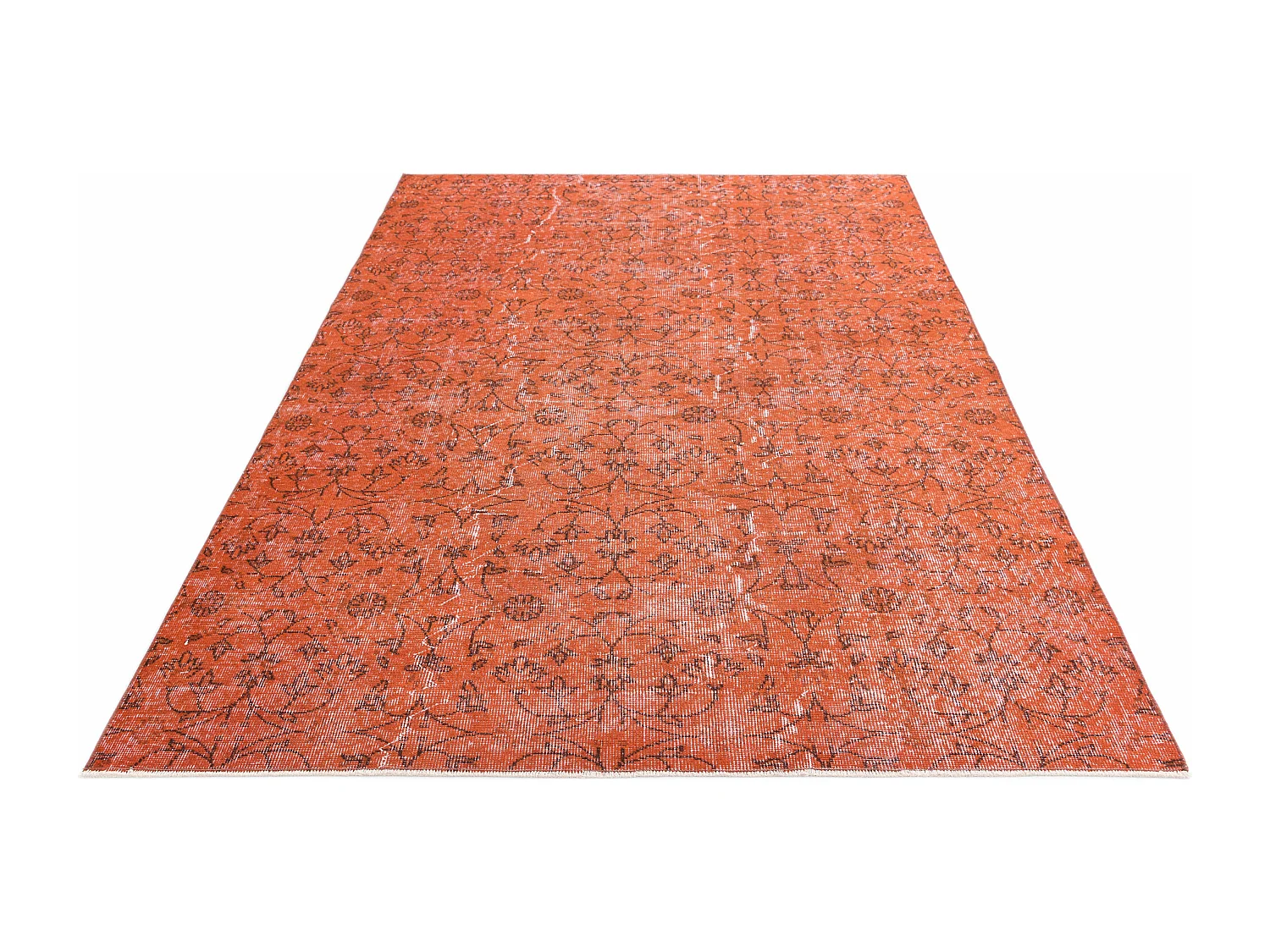 Tapis de laine 170x259 orange Ultra Vintage