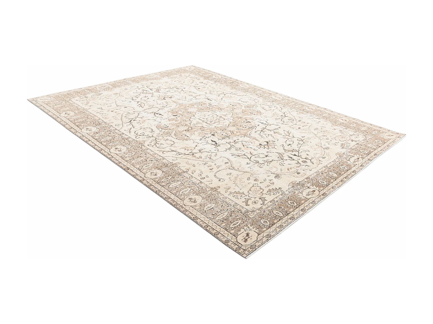 Tappeto in lana 191x290 beige Ultra Vintage